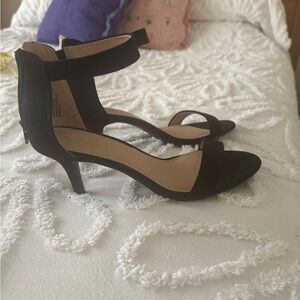 Black heels worn twice